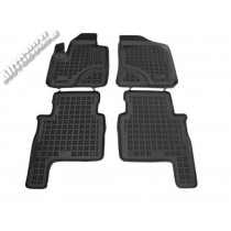 Гумени мокети HYUNDAI Santa Fe (2010-2012) със повишен ръб