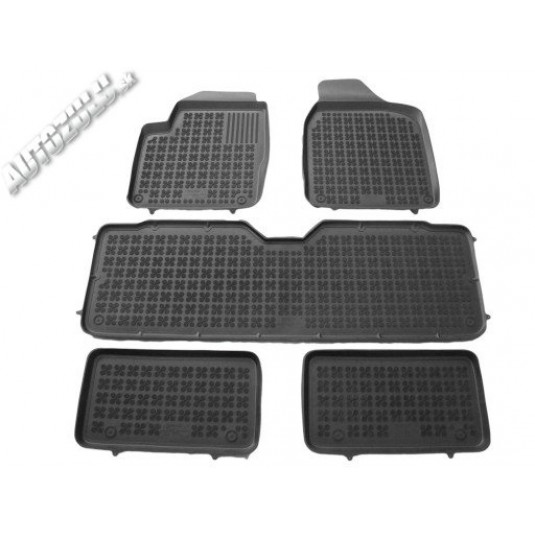 Гумени стелки VOLKSWAGEN Sharan 7 miestne (1995-2010) so повишен okrajom