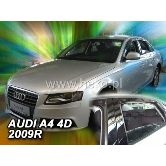 Дефлектори AUDI A4 4D (+задни) Седан (2009-2015)