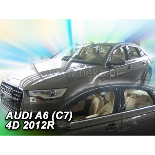 Дефлектори AUDI A6 C7 4D (+задни) Седан (2011-2018)