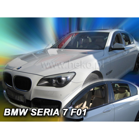 Дефлектори BMW 7er F01 4D (+задни) (2008-2015)