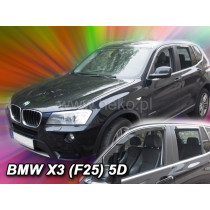 Дефлектори BMW X3 F25 5D (+задни) (от 2010-2017)