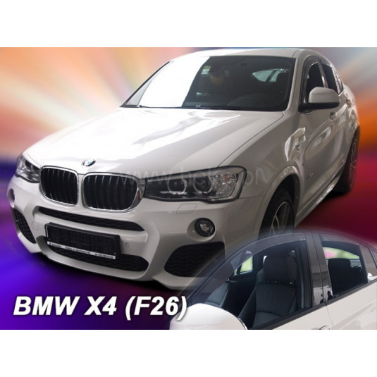 Дефлектори BMW X4 F26 (+задни) (от 2014-2018)