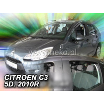 Дефлектори CITROËN C3 5D (+задни) (2010-2016)