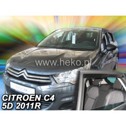 Дефлектори CITROËN C4 5D (+задни) (2004-2010)