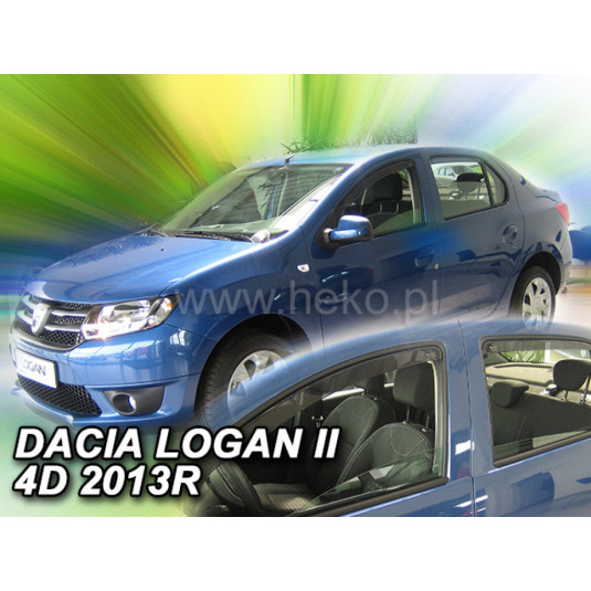 Дефлектори DACIA Logan 4D (+задни) (от 2013-2021)