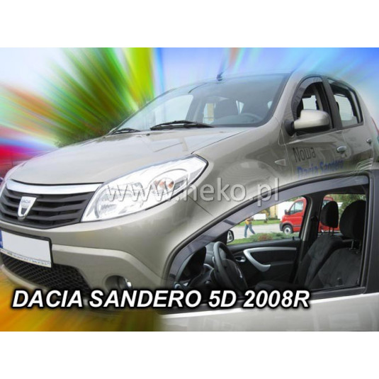 Дефлектори DACIA Sandero 5D (2008-2012)