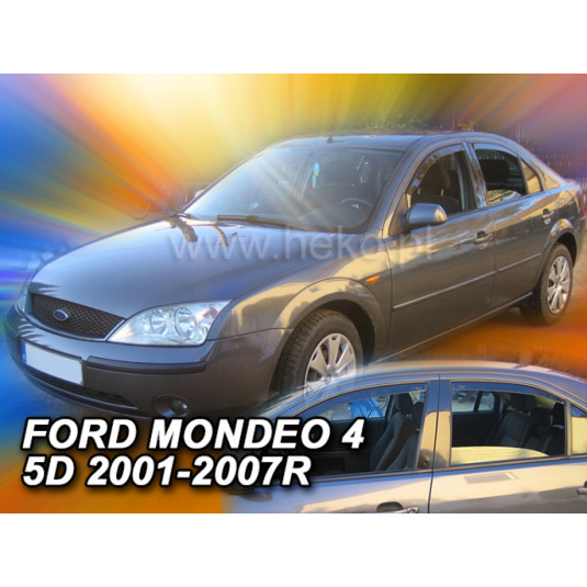 Дефлектори FORD Mondeo 4D (+задни) Combi (2001-2007)