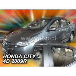 Дефлектори HONDA City 4D (+задни) (от 2008)