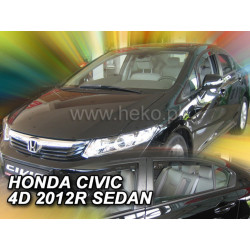Дефлектори HONDA Civic 5D HB(+задни) (2012-2017)