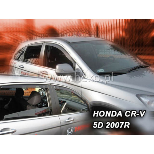 Дефлектори HONDA CR-V 5D (+задни) (2007-2012)