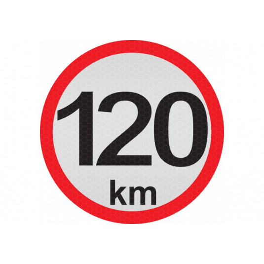 Рефлексивна стикер малка - 120km