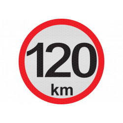 Рефлексивна стикер малка - 120km