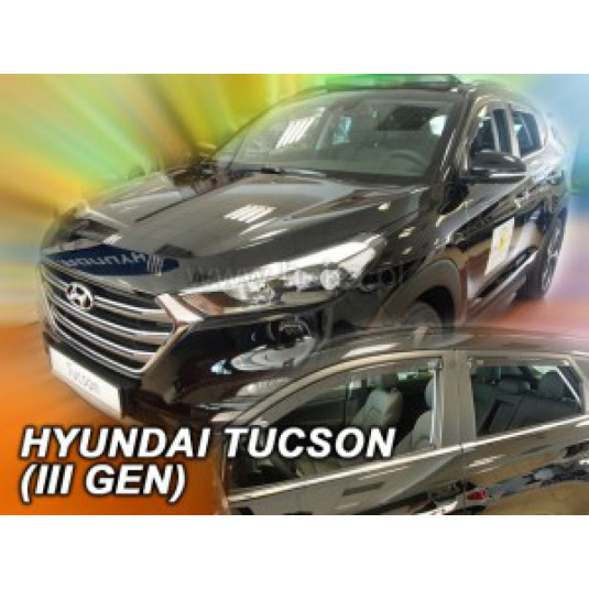 Дефлектори HYUNDAI Tucson 5D (+задни) (от 2015)