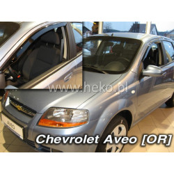 Дефлектори CHEVROLET Aveo 4D (+задни) Седан (2004-2006)