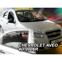Дефлектори CHEVROLET Aveo 4D (+задни) Седан (2006-2011)