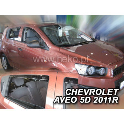 Дефлектори CHEVROLET Aveo 5D (+задни) (от 2011)