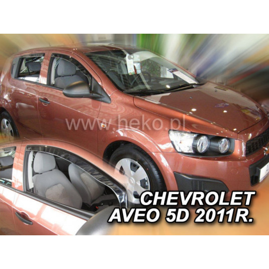 Дефлектори CHEVROLET Aveo 5D (от 2011)