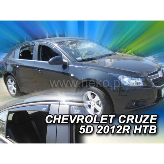 Дефлектори CHEVROLET Cruze 4D (+задни) (2009-2015)