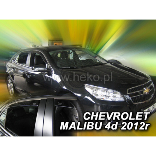 Дефлектори CHEVROLET Malibu IV 4D (+задни) (2012-2015)