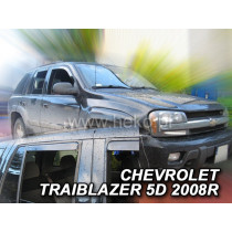 Дефлектори CHEVROLET Trailblazet 5D (+задни) (2002-2009)