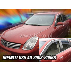 Дефлектори INFINITI G35 4D (+задни) (2003-2006)