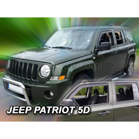 Дефлектори JEEP Commander 5D (+задни) (2006-2010)
