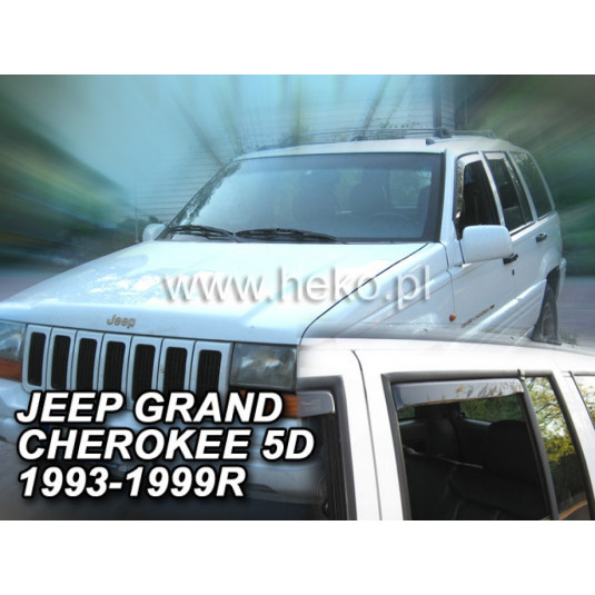 Дефлектори JEEP Cherokee 5D (+задни) (1992-1997)