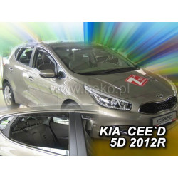 Дефлектори KIA Ceed 5D (+задни) (2012-2018)