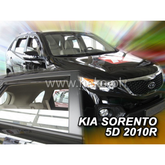 Дефлектори KIA Sorento 5D (+задни) (2009-2015)
