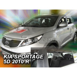 Дефлектори KIA Sportage 5D (+задни) (2010-2016)
