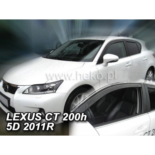 Дефлектори LEXUS CT 200H 5D (от 2011)