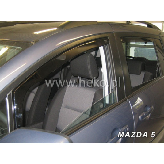 Дефлектори MAZDA 5 5D (+задни) (2006-2015)