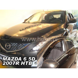Дефлектори MAZDA 6 4D (+задни) HB (2007-2013)