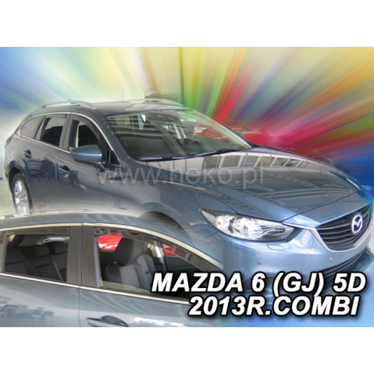 Дефлектори MAZDA 6 5D (+задни) Combi (от 2013)