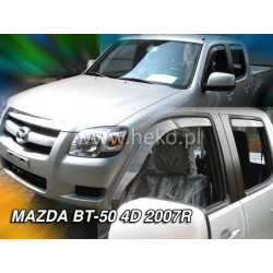 Дефлектори MAZDA BT50 4D (+задни) (от 2007)
