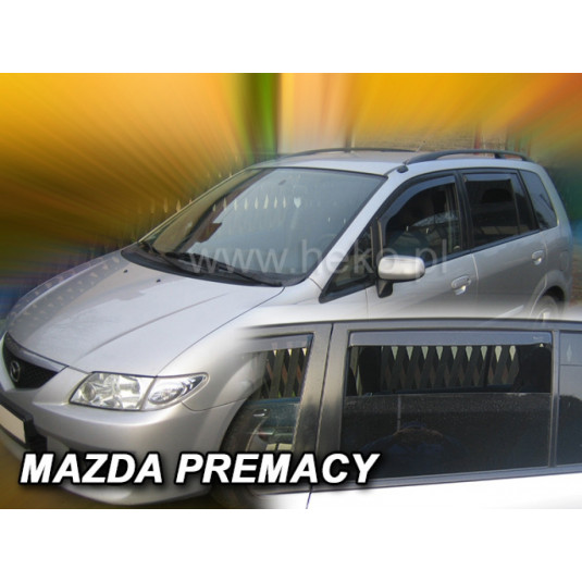 Дефлектори MAZDA Premacy 5D (+задни) (1999-2005)