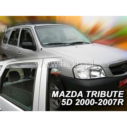 Дефлектори MAZDA Tribute 5D (+задни) (2000-2007)