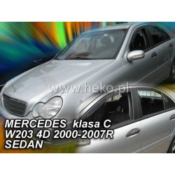 Дефлектори MERCEDES C-Class W203 4D (+задни) Sedan (2000-2007)