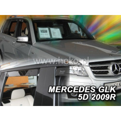 Дефлектори MERCEDES GLK X204 5D (+задни) (2009-2015)