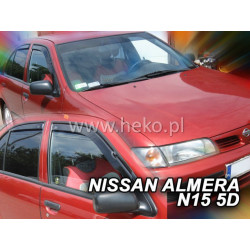 Дефлектори NISSAN Almera N15 4/5D (+задни) (1995-2000)