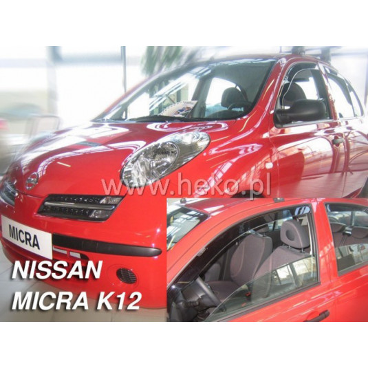 Дефлектори NISSAN Micra K12 3D (2003-2010)