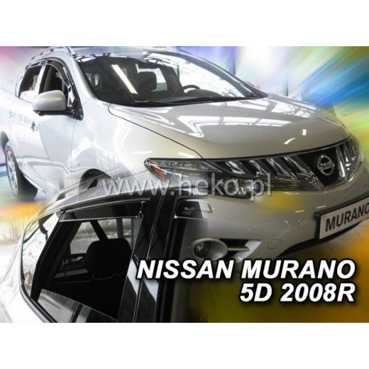 Дефлектори NISSAN Murano 5D (+задни) (2008-2011)