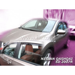 Дефлектори NISSAN Qashqai +2 5D (+задни) (2008-2014)