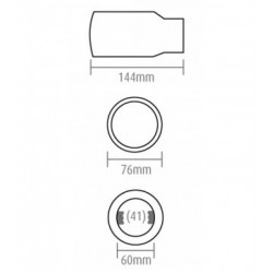 Накрайник на издухване (Ø издухване до 54mm) V7