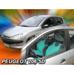 Дефлектори PEUGEOT 206 5D (1998-2012)