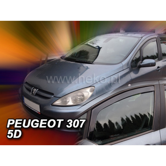 Дефлектори PEUGEOT 307 3D (2001-2008)