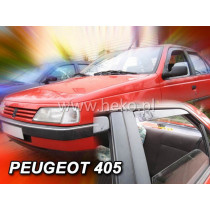 Дефлектори PEUGEOT 405 4D (+задни) Седан (1987-1995)