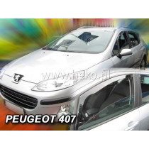 Дефлектори PEUGEOT 407 4D (2004-2010)