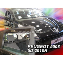 Дефлектори PEUGEOT 5008 5D (+задни) (2010-2017)
